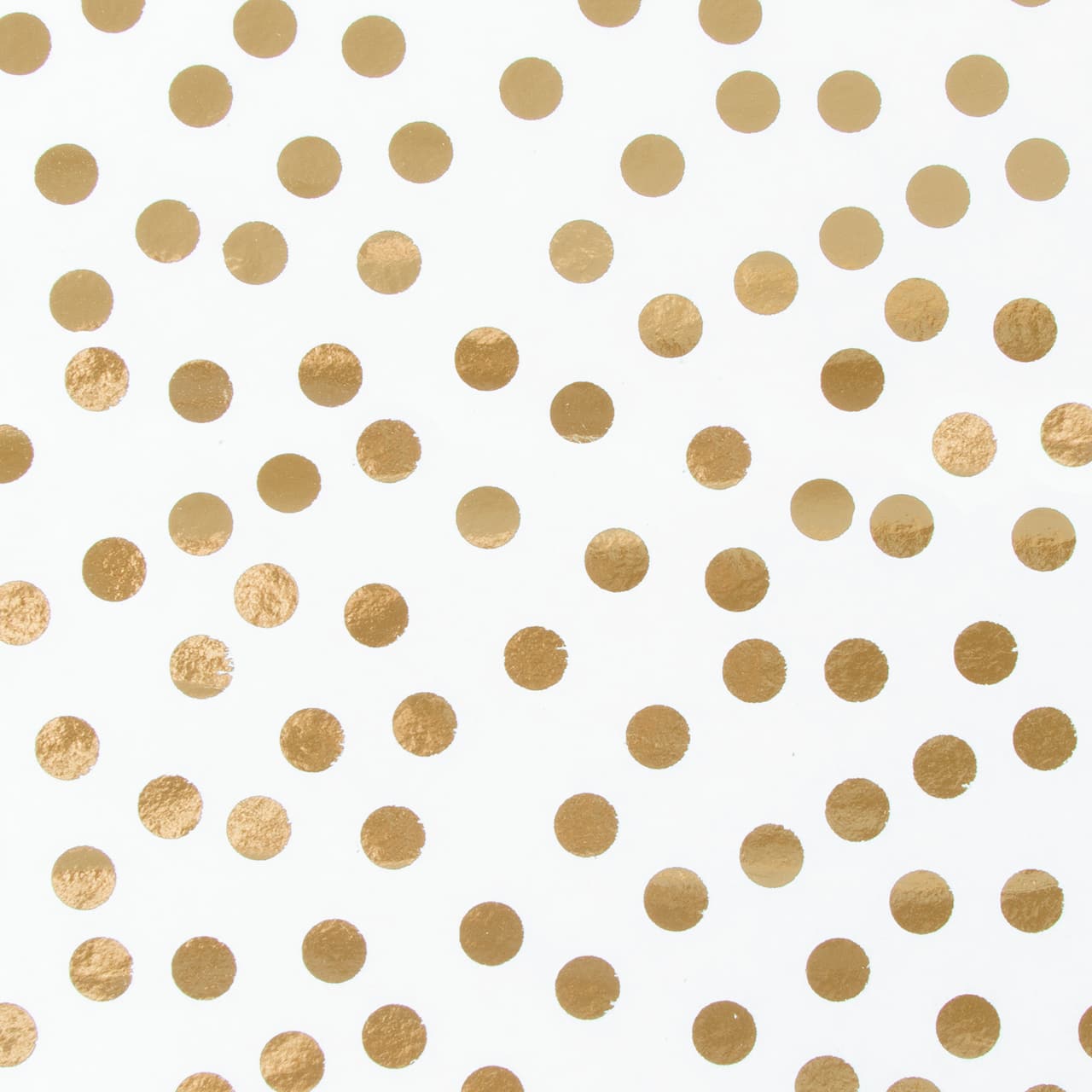 12 Packs: 5 ct. (60 total) White &#x26; Gold Dots Tissue Paper by Celebrate It&#x2122;